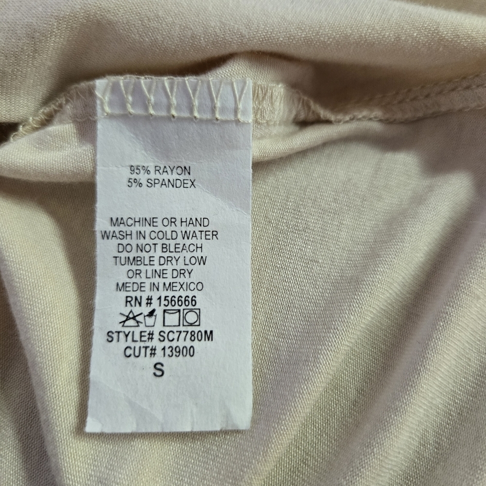 SCARLETT | Floral Longhorn Graphic Tee in Tan sz S - Picture 9 of 15